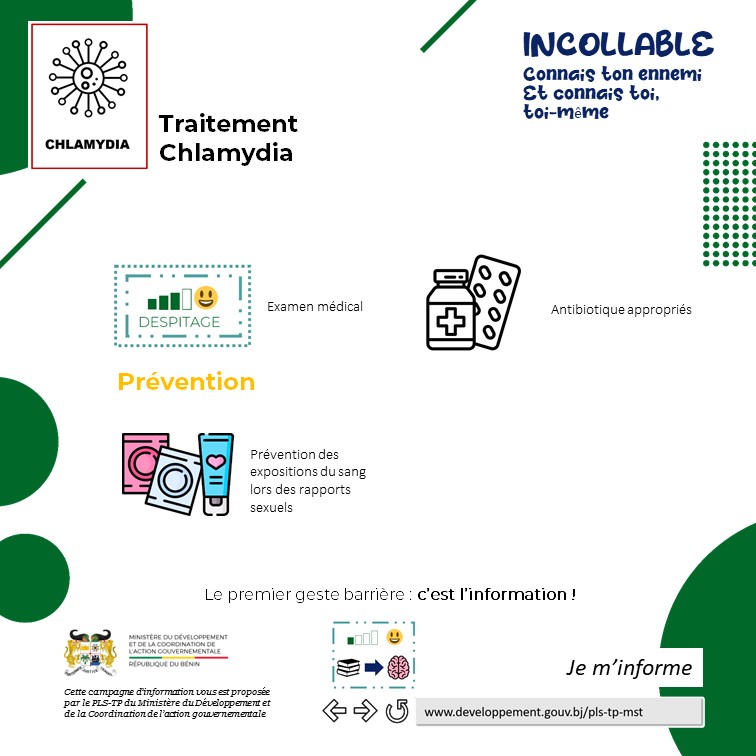 =Chlamydia, dépistage, médicaments, traitement, prévention